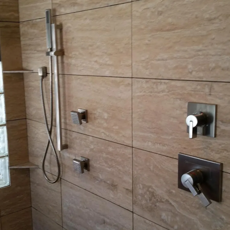 Shower fixture installation for Water Heater Replacement in Forestville